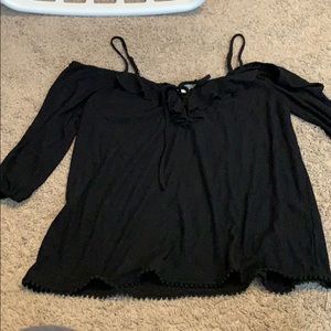 Black womens blouse